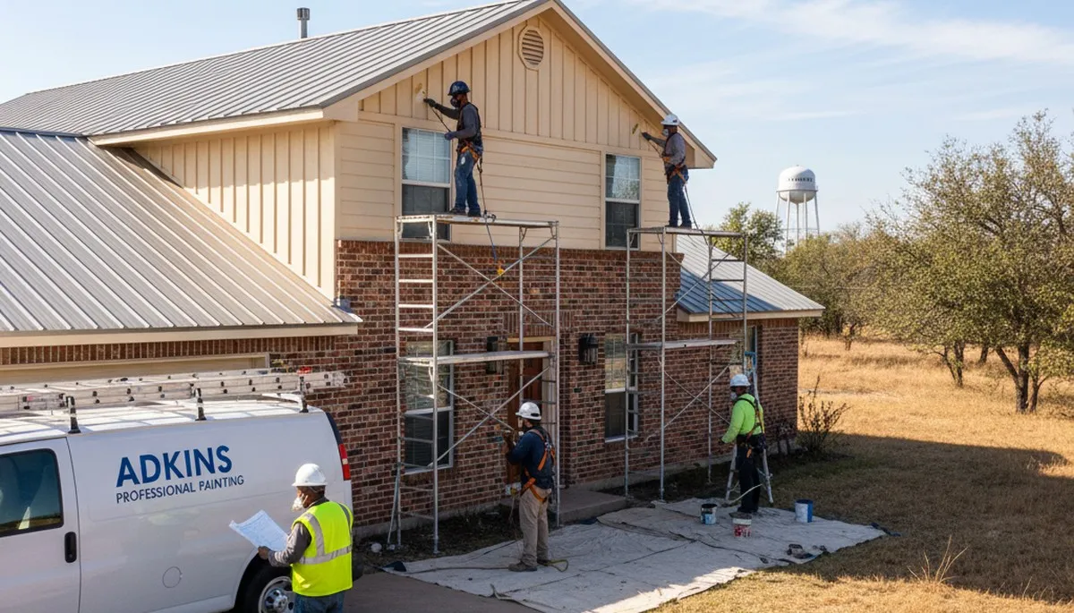 San Antonio, TX painting contractor providing professional interior and exterior painting services
