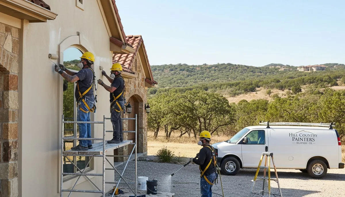 Painting contractor in San Antonio, TX providing professional interior and exterior painting services