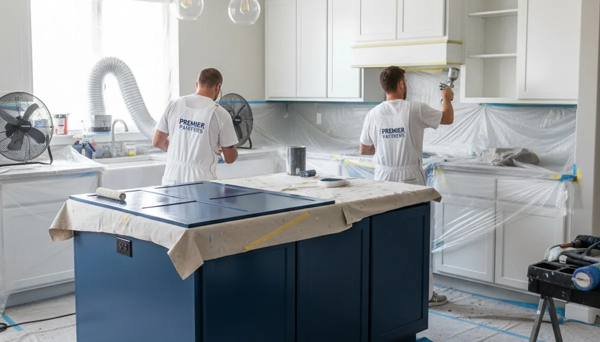Cabinet painting in San Antonio, TX for durable, heat-resistant kitchen finishes