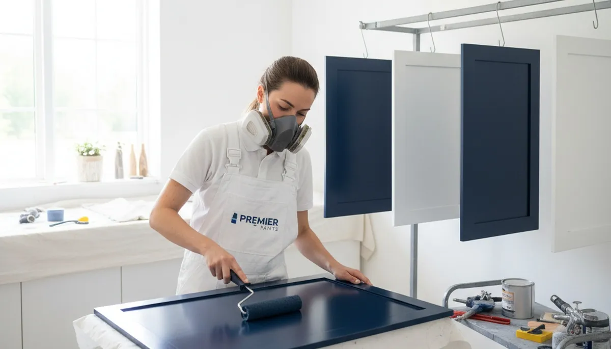 Cabinet painting service in San Antonio, TX for durable, heat-resistant kitchen finishes