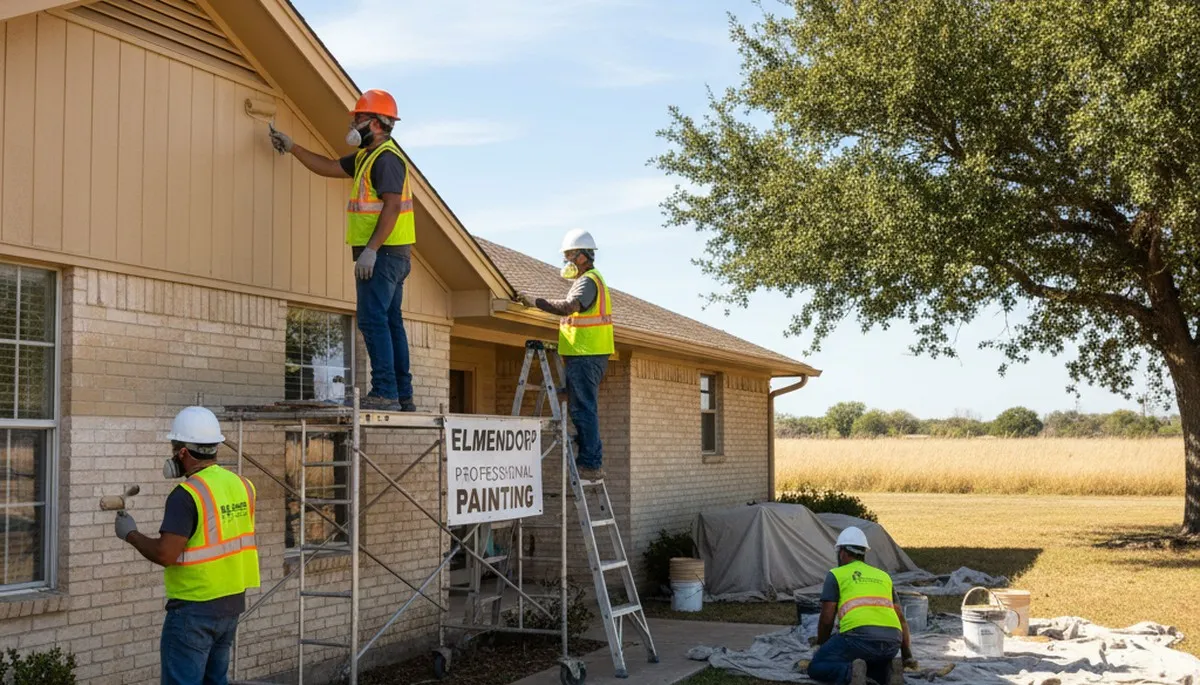 San Antonio, TX painting contractor providing professional residential and commercial painting services