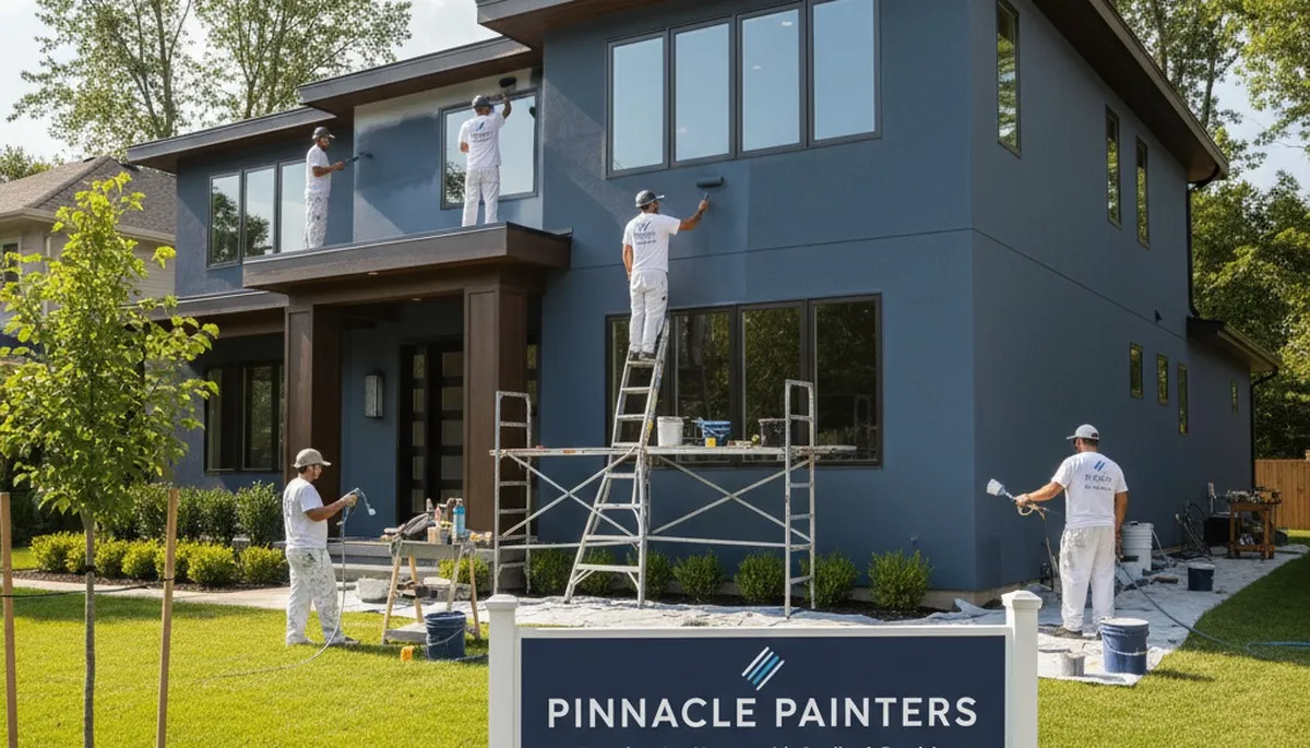 Exterior house painting in San Antonio, TX by professional painters protecting homes from sun and storms