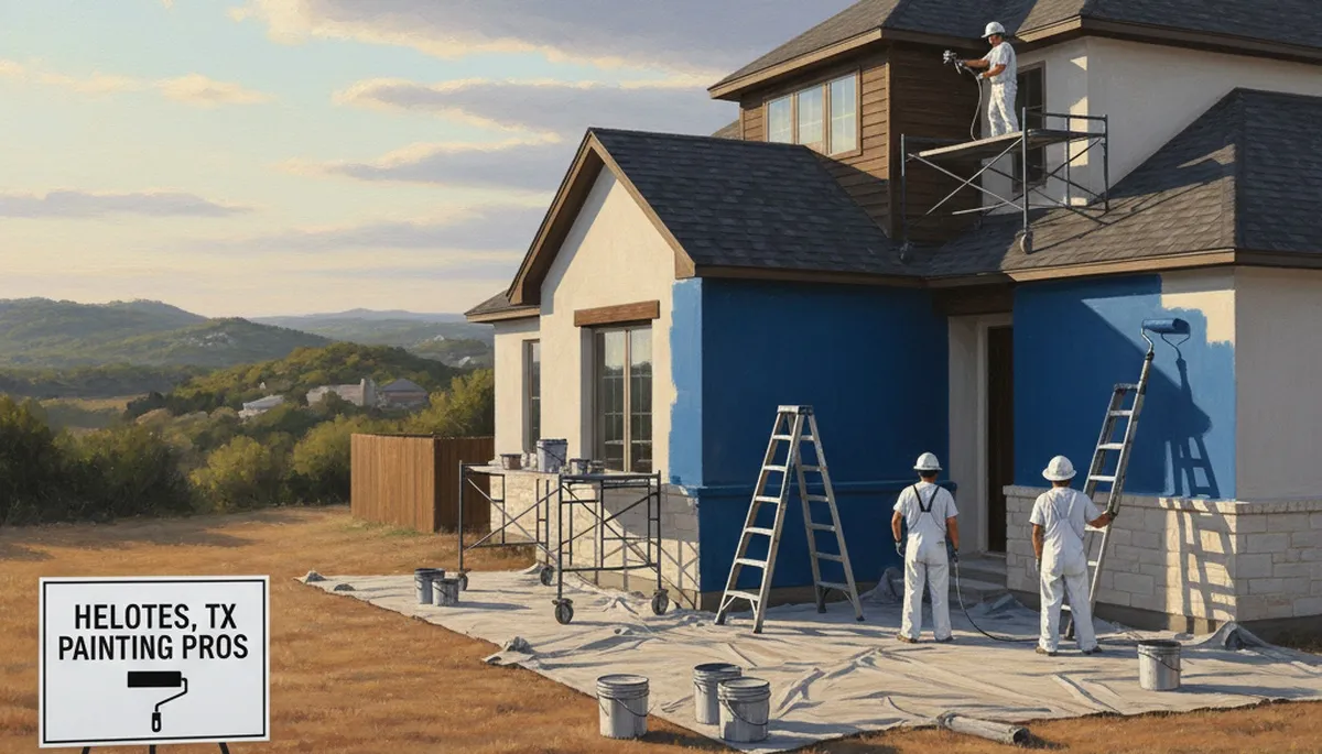 San Antonio, TX painting contractor providing professional interior and exterior house painting services