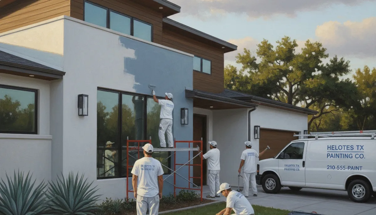 San Antonio, TX painting company crew providing professional residential and commercial painting services