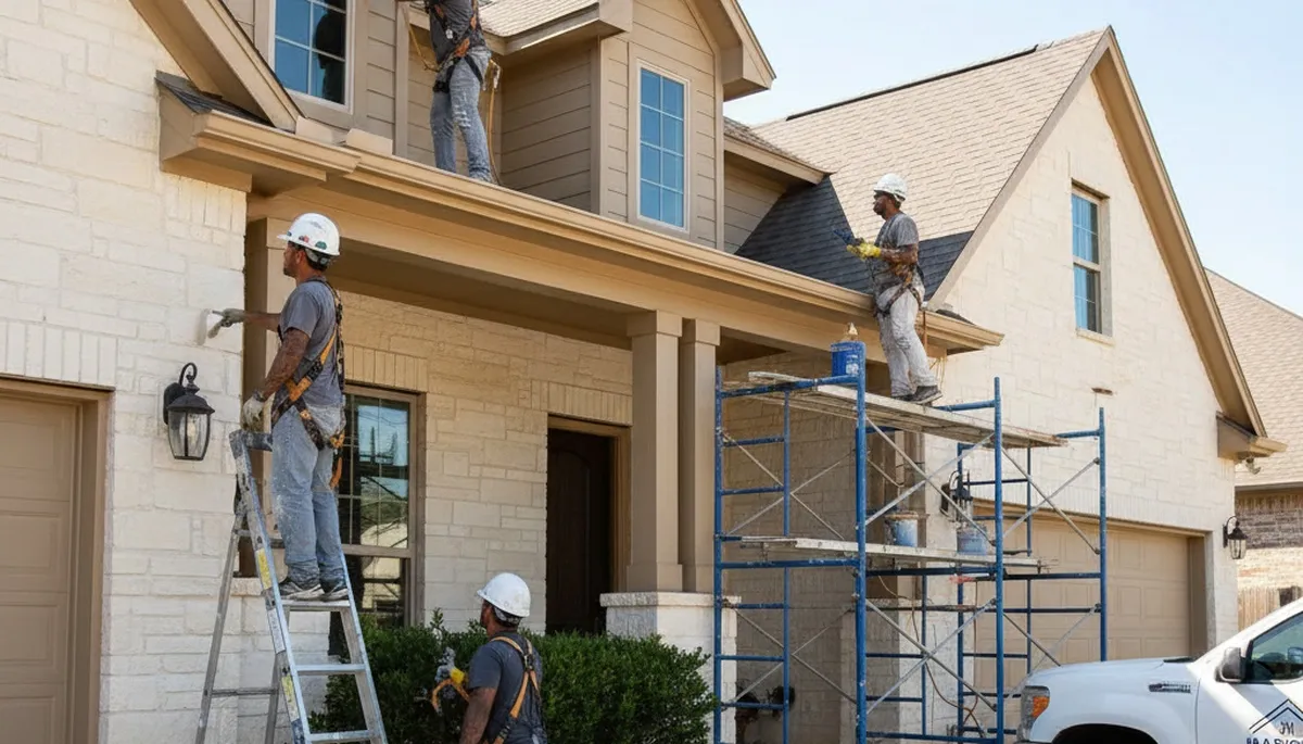 Painting contractor in San Antonio, TX providing professional interior and exterior home painting services