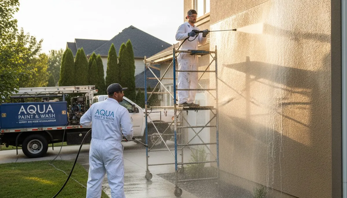 Pressure cleaning service in San Antonio, TX for homes and businesses restoring curb appeal