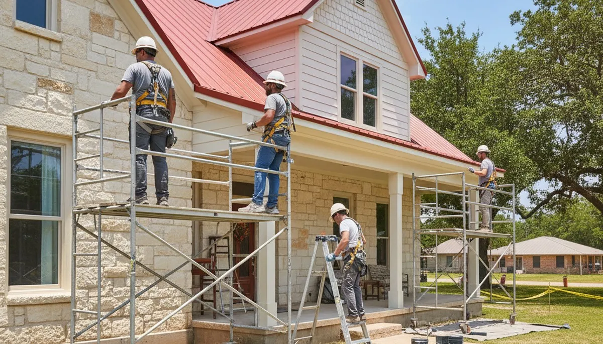 San Antonio, TX painting crew providing professional residential and commercial painting services