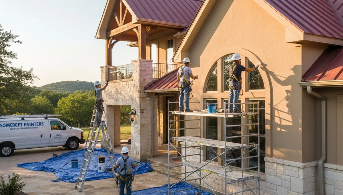 San Antonio, TX painting contractor for residential and commercial interior and exterior painting services